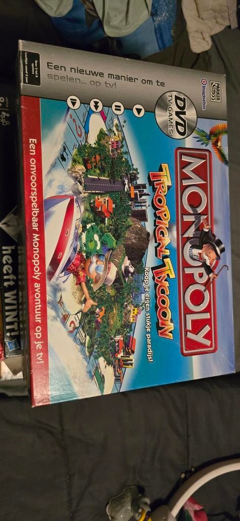 Monopoly Tropical Tycoon DVD Bordspel, Hobby en Vrije tijd, Gezelschapsspellen | Bordspellen, Vijf spelers of meer, Ophalen of Verzenden