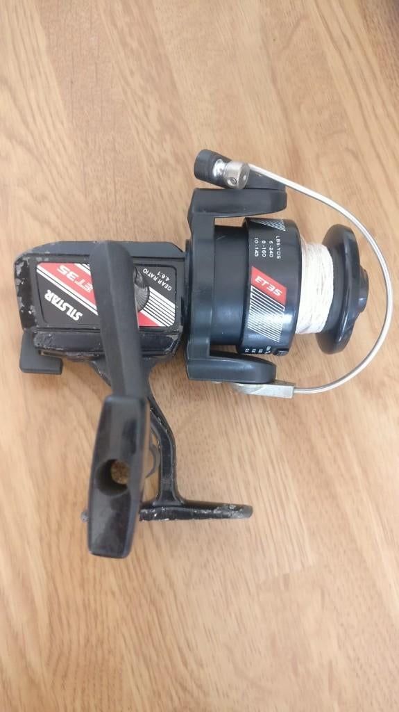 Silstar ET35 vismolen spinning reel 4.6:1., Ophalen of Verzenden, Gebruikt, Molen