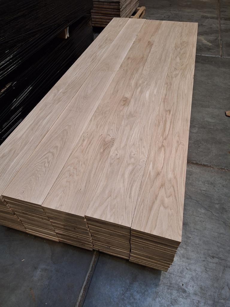 Nieuwe  eiken  planken  Geschaafd, Doe-het-zelf en Verbouw, Hout en Planken, Ophalen of Verzenden, Nieuw