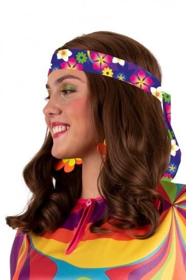 Hoofdband flower power van € 5,95 voor € 3,50, Ophalen of Verzenden, Nieuw, Kostuum, Carnaval