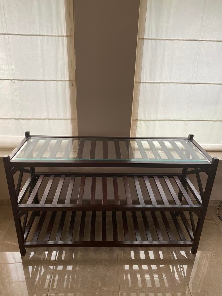 Koloniale console 130x45x80, Ophalen, 100 tot 150 cm, Zo goed als nieuw, 25 tot 50 cm