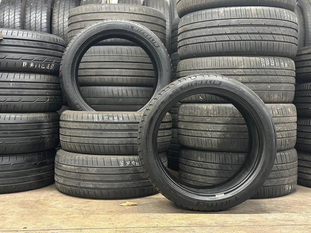 4x 225-45-19 Michelin Zomerbanden demo zgan €400 incl mntage, Ophalen, Nieuw, Zomerbanden, Band(en)