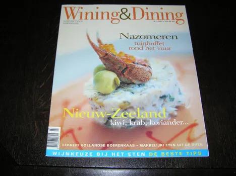 Wining & Dining nr.3-2000, Gezond koken, Zo goed als nieuw, Nederland en België, Tapas, Hapjes en Dim Sum