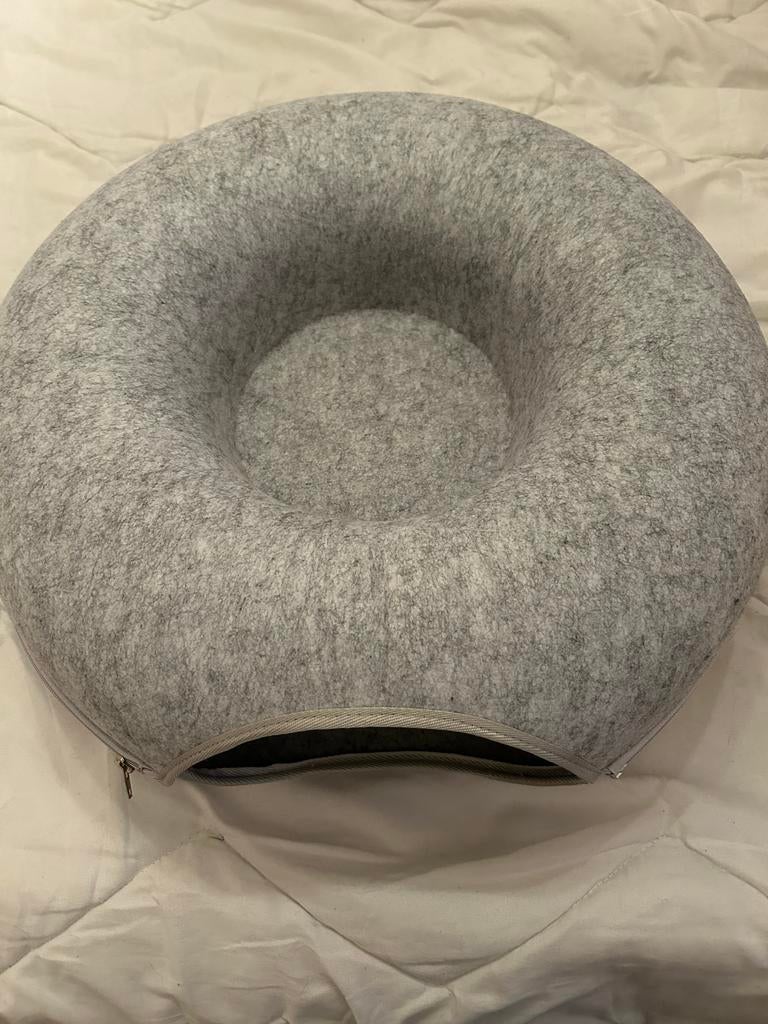 Katten donut lichtgrijs, Dieren en Toebehoren, Ophalen, Nieuw