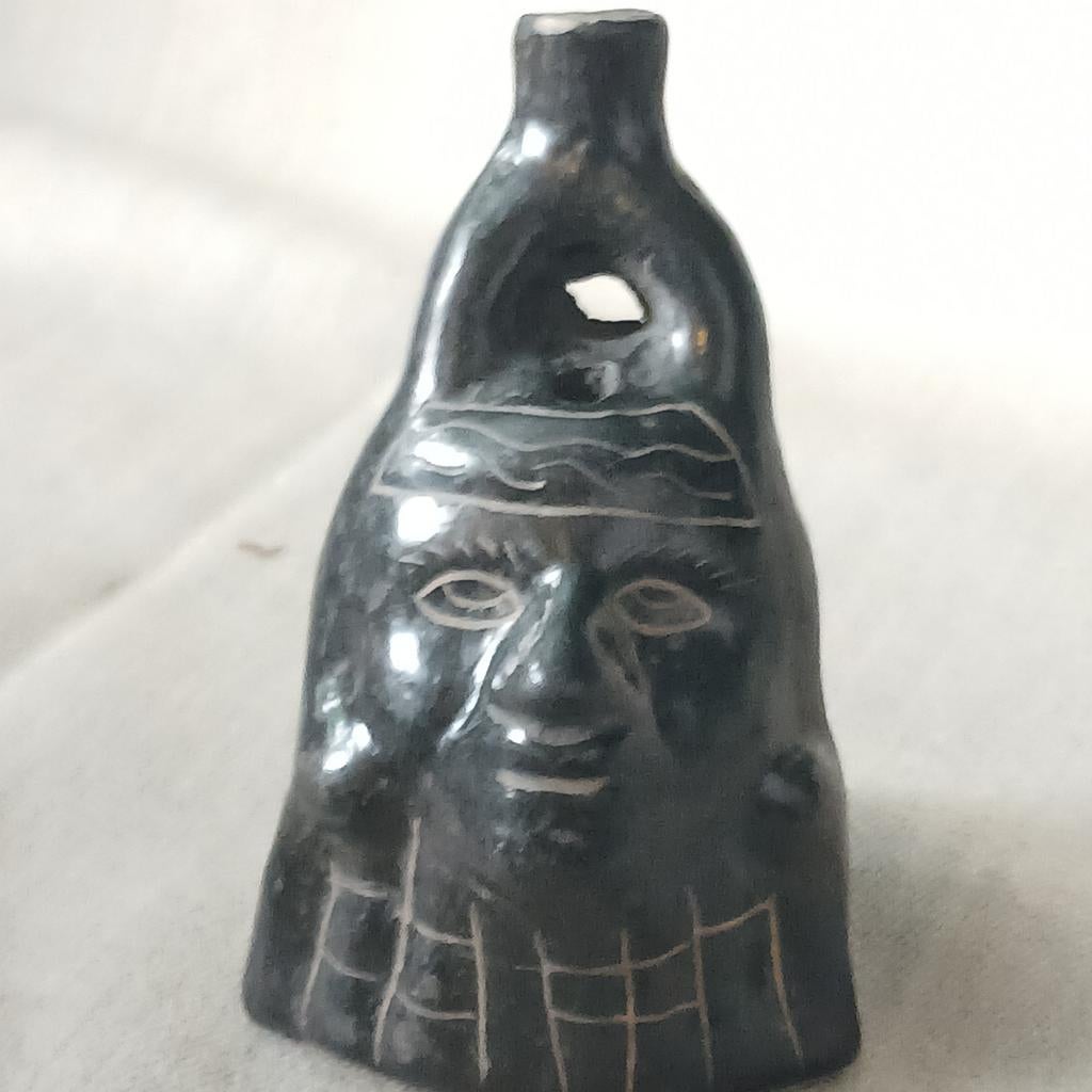 Aardewerk beeldje "gezicht" Inca, Ophalen of Verzenden