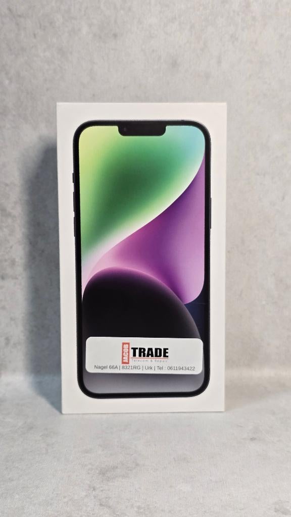 Apple iPhone 14 Plus 128GB Zwart, 128 GB, IPhone 14 Plus, ., Zwart