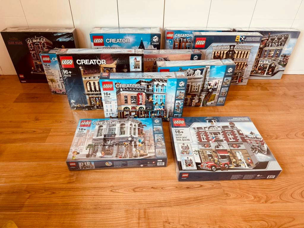 Unieke collectie Lego modulars (alles nieuw), Kinderen en Baby's, Speelgoed | Duplo en Lego, Ophalen, Nieuw, Complete set, Lego