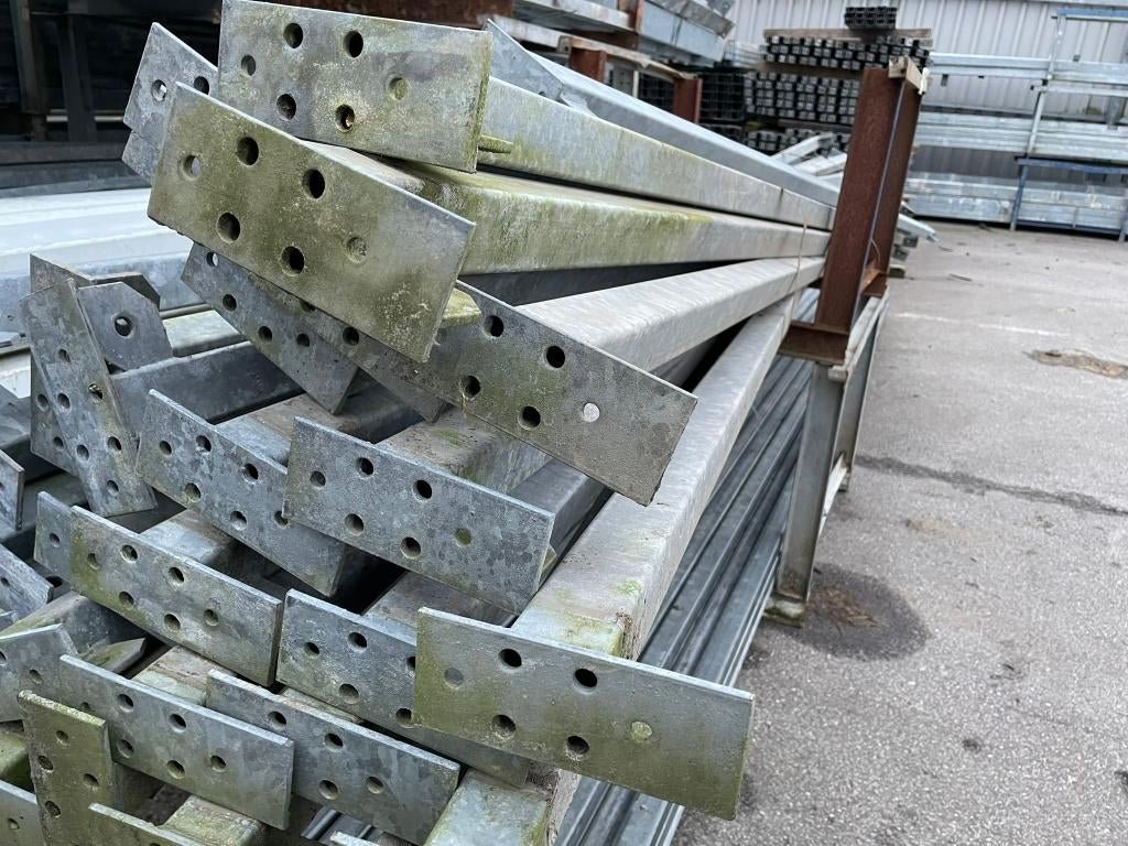 Kokerprofielen 50x50x2mm | Lengte: 4450 mm, Doe-het-zelf en Verbouw, Ophalen, Gebruikt, IJzer