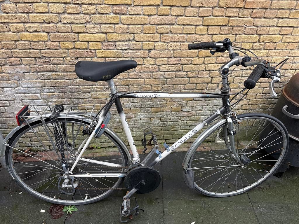 Vintage Corano racefiets - Opknapper of decoratie, Fietsen en Brommers, Overige merken, Gebruikt, Versnellingen, Ophalen of Verzenden