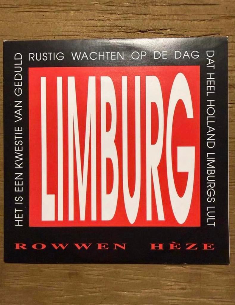 Rowwen Hèze - Limburg Single Rood Vinyl, Ophalen of Verzenden, Nieuw in verpakking, Overige formaten, Levenslied of Smartlap