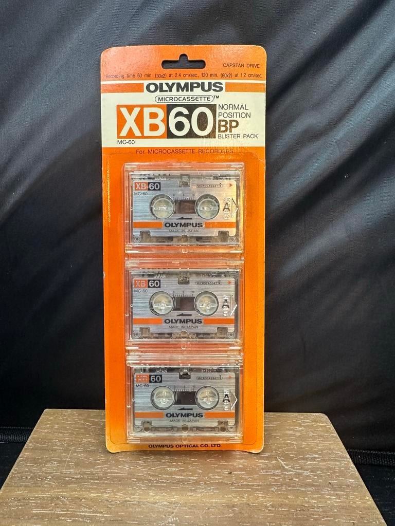 Nieuwe Olympus XB 60 Microcassettes - 3 stuks, Z, Overige genres, Ophalen of Verzenden, Origineel