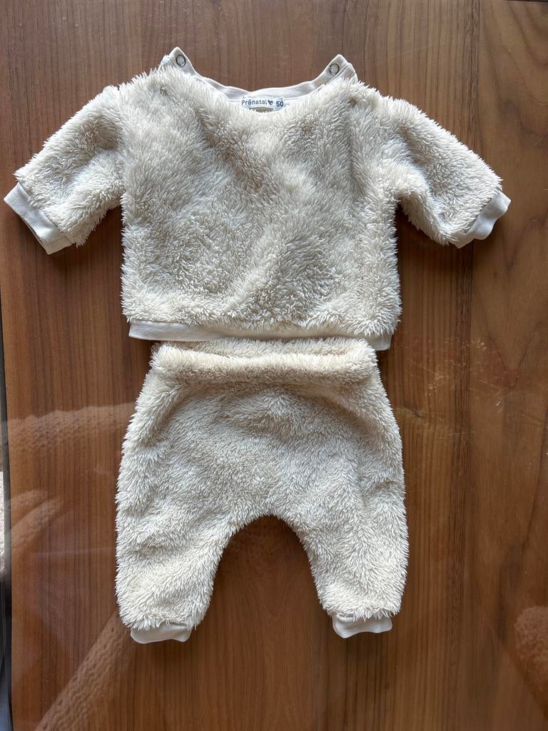 Prénatal Teddy Setje Maat 50 - Crème, Unisex, Ophalen, Zo goed als nieuw, Jongetje of Meisje, Setje