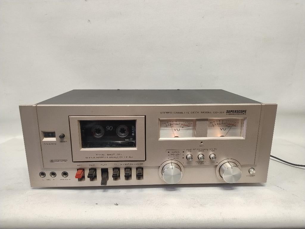 Superscope CD-314 (gelijk aan Marantz SD1015) cassettedeck, Ophalen of Verzenden, Enkel, Marantz, Tape counter