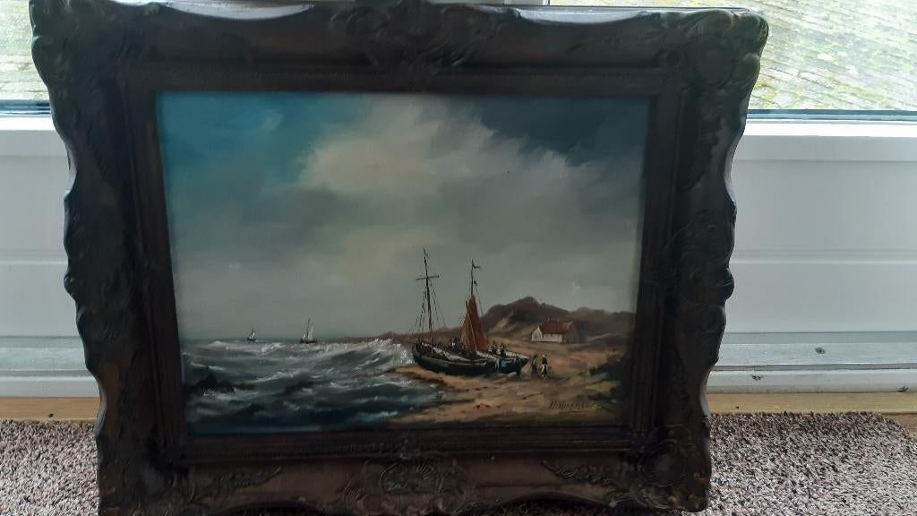 schilderij, Antiek en Kunst, Ophalen of Verzenden