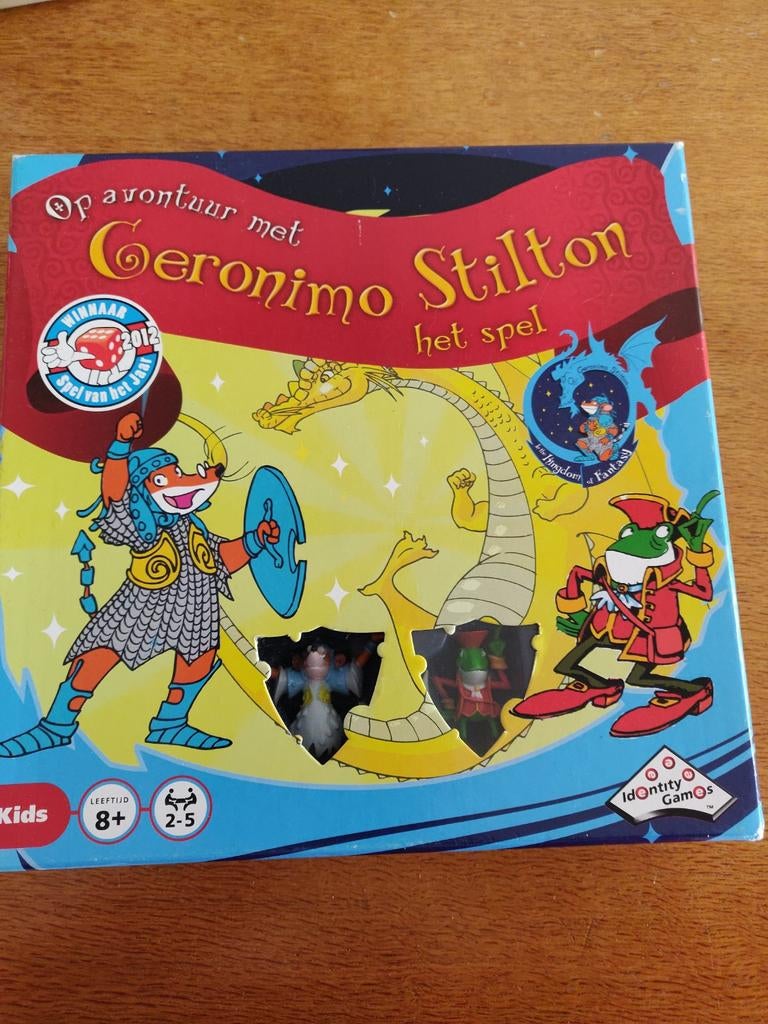 Geronimo Stilton - Het Spel, Identity Games, Ophalen of Verzenden, Zo goed als nieuw, Een of twee spelers