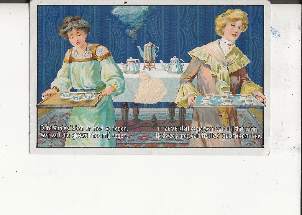 Naaldwijk Wed P t Hoen Recl.Van Nelle Thee, Ophalen of Verzenden, Voor 1920, Ongelopen, Zuid-Holland