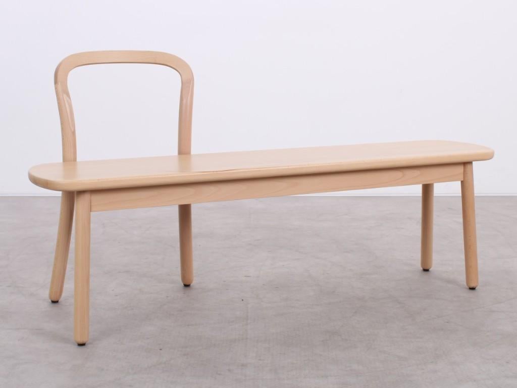 DUM Office | Beech Bench | Naturel | Bankje, Huis en Inrichting, Banken | Sofa's en Chaises Longues, Zo goed als nieuw, Tweepersoons