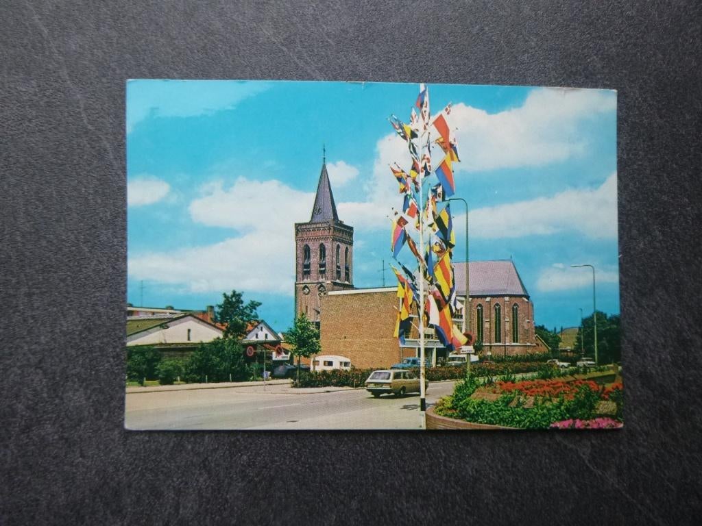 Ede, herv. kerk / auto  1970, Verzenden, 1960 tot 1980, Gelopen, Gelderland