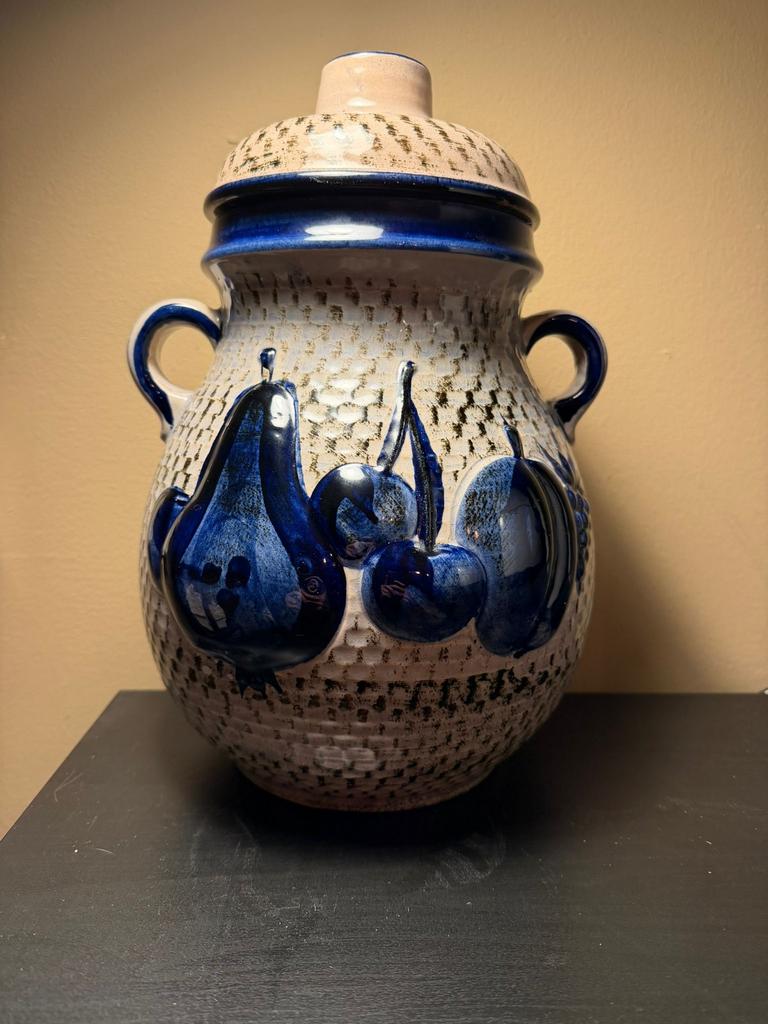 Vintage Scheurich Keramik Rumtopf of pot, Ophalen