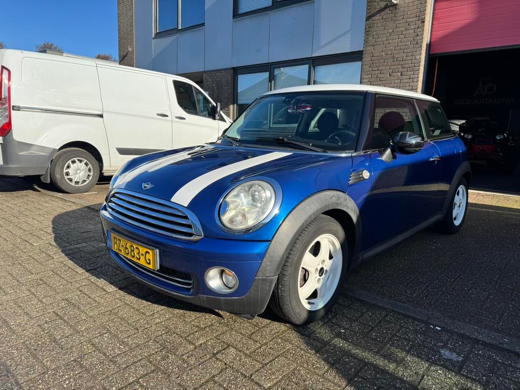 Mini Cooper 1.4 pepper, Auto's, Voorwielaandrijving, Stof, Zwart, Blauw
