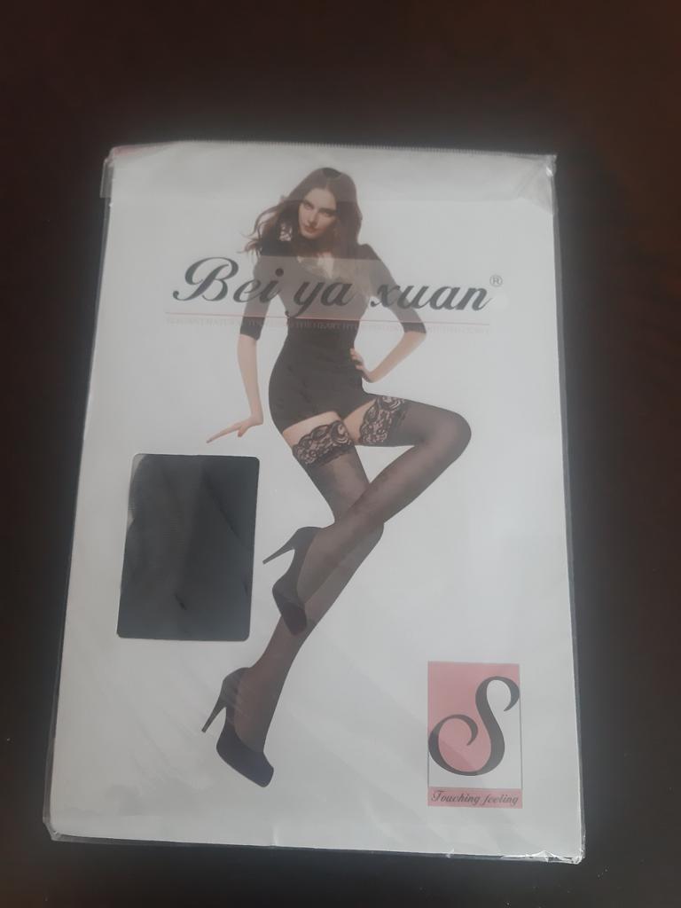 Elegante zwarte hold ups 1 maat, Zwart, Nieuw, Overige maten, Ophalen of Verzenden