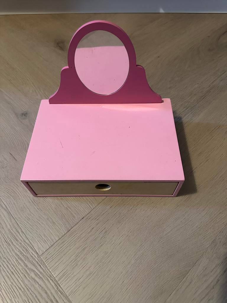 Houten Kaptafeltje voor op Tafel - Kinderkamer Decoratie, Minder dan 90 cm, Gebruikt, Minder dan 75 cm, Ophalen of Verzenden