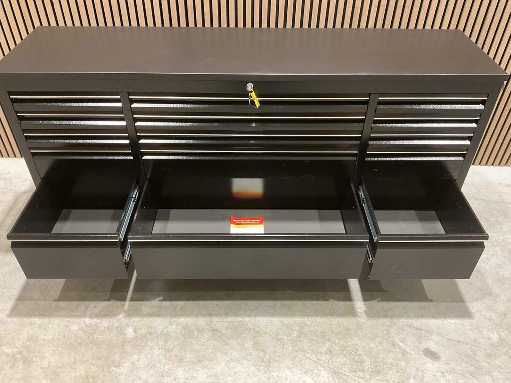 Stahlworks Deluxe Black 72 inch 15 laden Werkbank nieuw ‼️, Doe-het-zelf en Verbouw, Werkbanken, Nieuw, 170 cm of meer, Ophalen