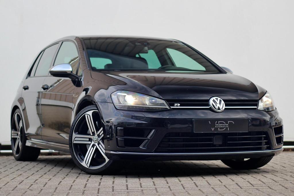 Volkswagen Golf 2.0 R 4Motion |Milltek|Carplay | Leder| ACC, Automaat, 4 cilinders, 1984 cc, Zwart