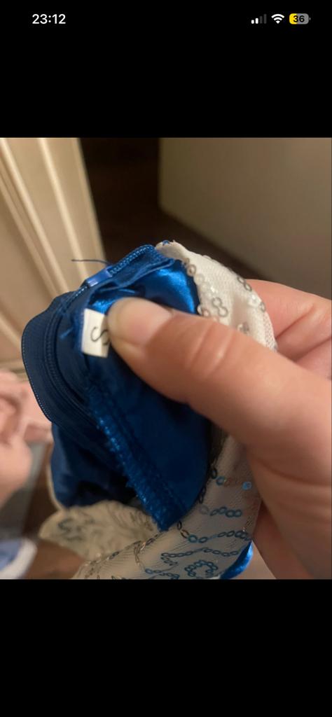 gelegenheid jurk carnaval  - Maat S, Ophalen of Verzenden, Nieuw, Maat 36 (S), Blauw