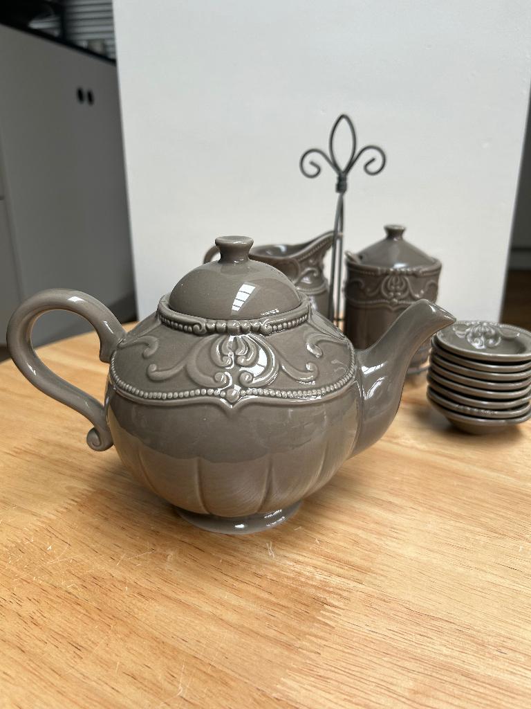 Countryfield theeservies set, Huis en Inrichting, Keuken | Servies, Ophalen, Nieuw, Overige stijlen, Aardewerk