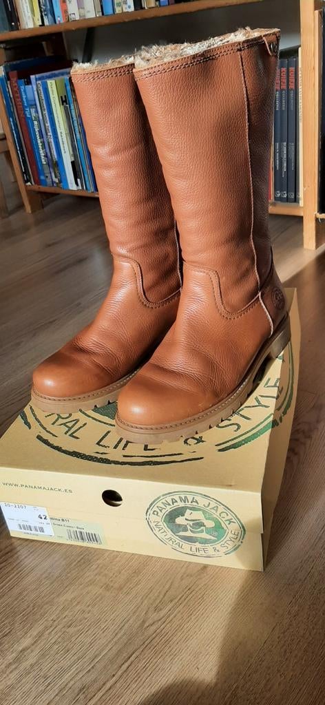 Panama Jack bambina laarzen maat 42 kleur cognac, Hoge laarzen, Bruin, Ophalen of Verzenden, Zo goed als nieuw