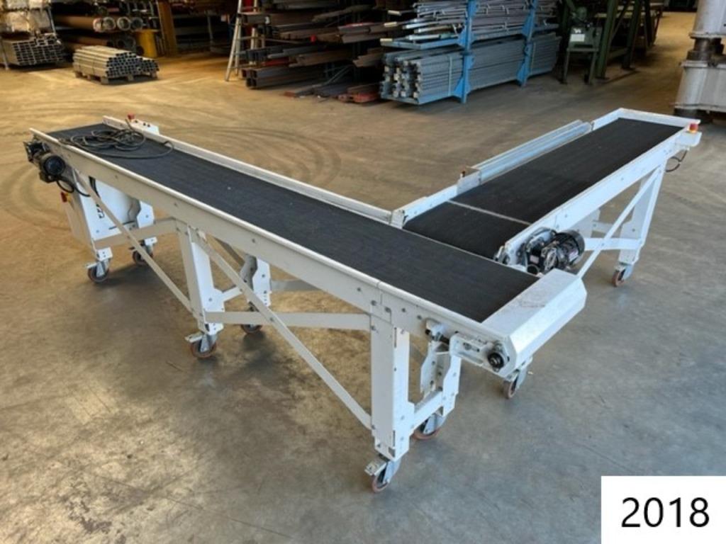 0061. Transportband / banden / rollerbaan / rolmotoren, Ophalen, Gebruikt