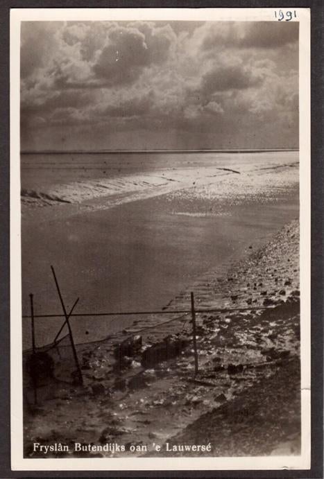 Friesland Fryslân oan ´e Lauwersé. 1941., Verzamelen, Ophalen of Verzenden, 1940 tot 1960, Gelopen, Friesland