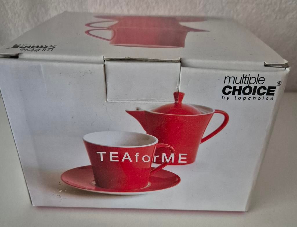 Multiple choice Tea for Me, Huis en Inrichting, Keuken | Servies, Ophalen of Verzenden, Nieuw, Aardewerk, Overige stijlen