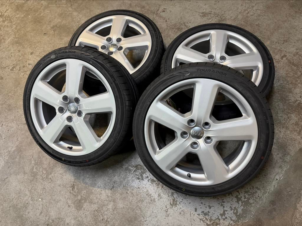 ✅ 18 Inch 5x112 OEM Audi RS S3 A3 A4 A6 Vw Velgen Golf 5 6 7, Ophalen, 18 inch, Gebruikt, Banden en Velgen