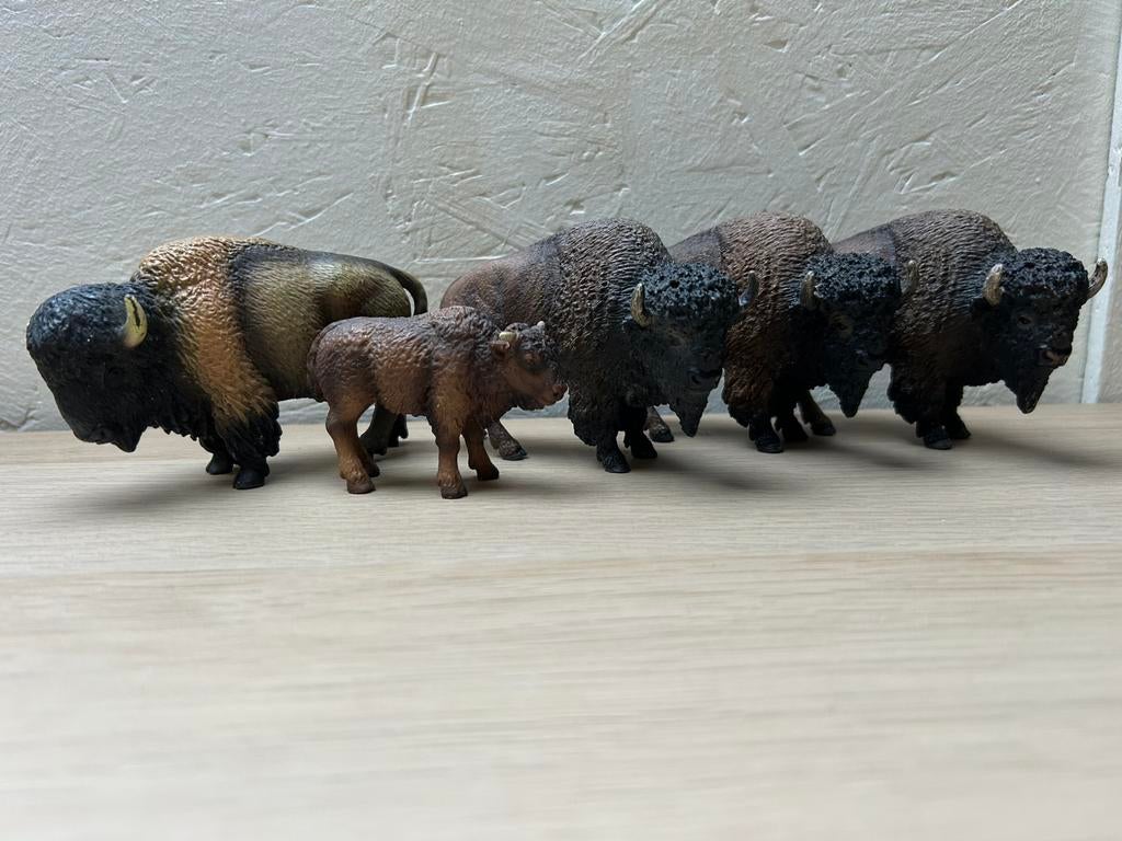 Schleich bizon, Verzamelen, Dierenverzamelingen, Ophalen of Verzenden, Zo goed als nieuw, Paard, Beeldje of Figuurtje