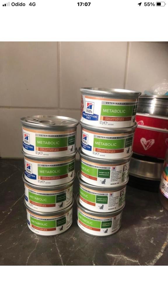 Hills metabolic weight loss & Maintenance 12 stuk, Ophalen of Verzenden, Kat