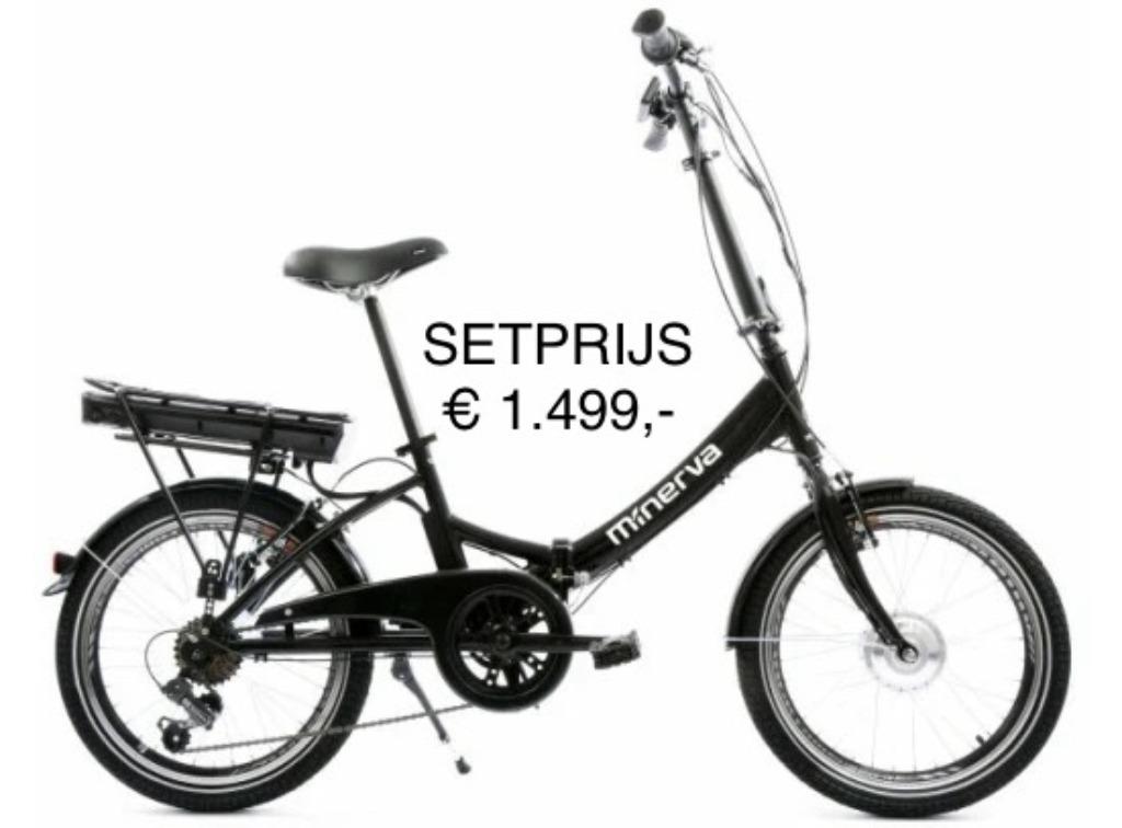 VOUWFIETSEN HALF GELD!!!, Fietsen en Brommers, Elektrische fietsen, Nieuw, Minder dan 47 cm, 50 km per accu of meer, Ophalen