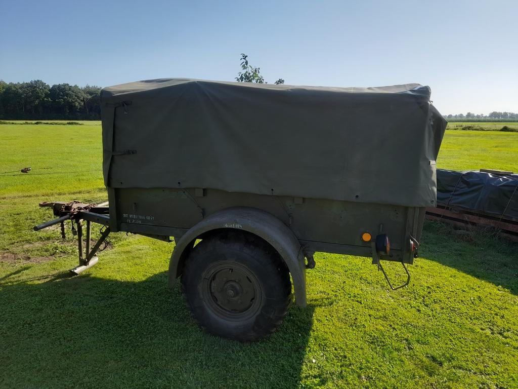 Polynorm aanhanger 1 ton. Daf / Unimog  Oldtimer militair, Verzamelen, Ophalen, Landmacht, Nederland