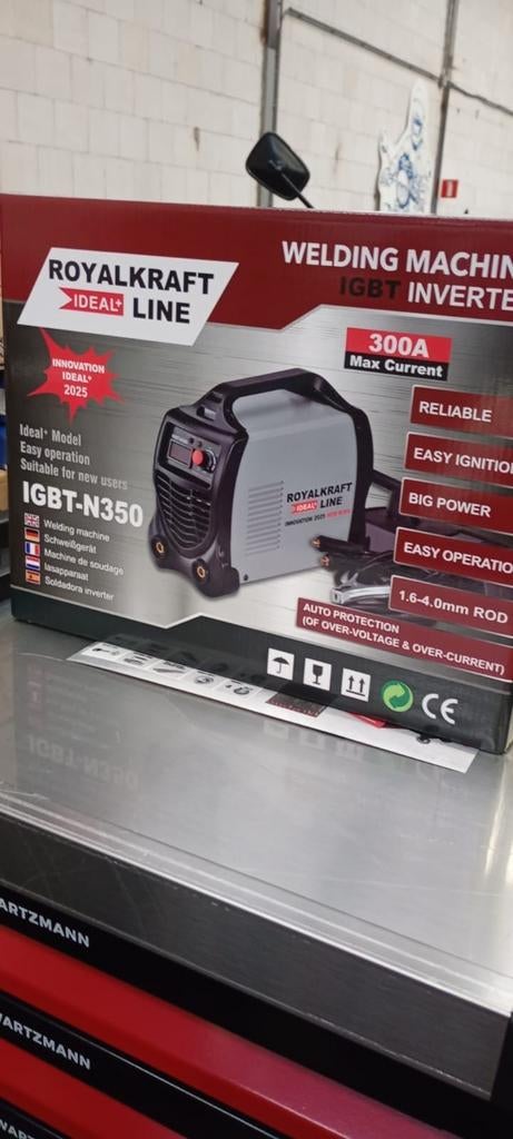 Lasapparaat nieuw royalkraft 300a, Ophalen of Verzenden, Nieuw, 250 ampère of meer, Elektroden