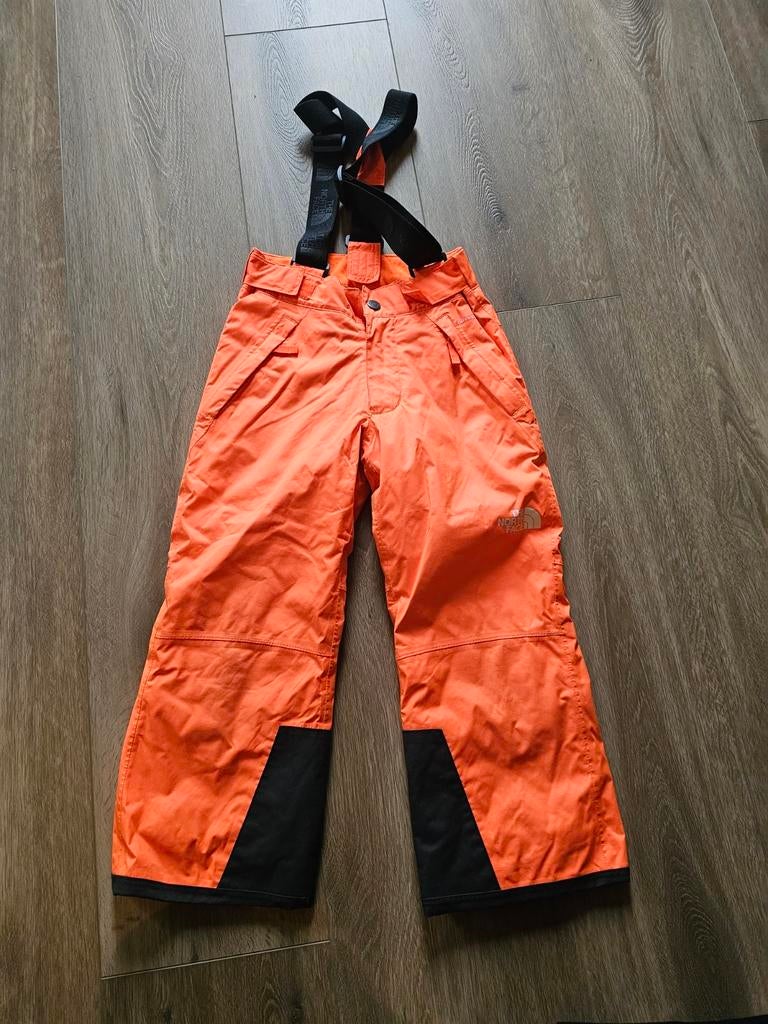 North Face Skibroek Junior XS Oranje, Ophalen of Verzenden, Zo goed als nieuw, North Face, Jongen of Meisje