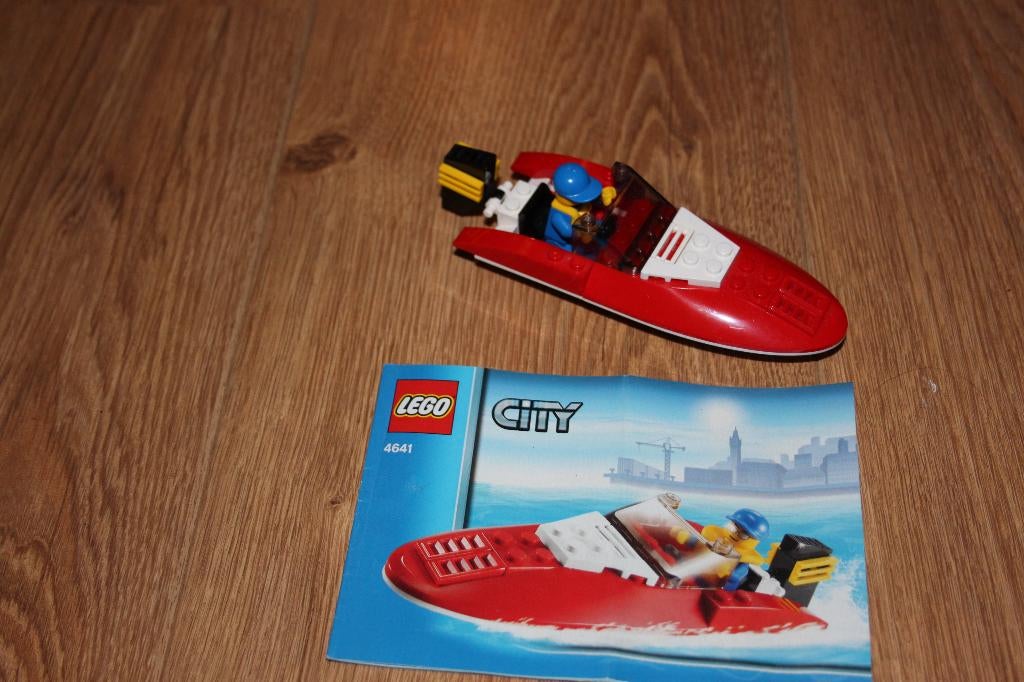 Lego City Speedboot 4641, Ophalen of Verzenden, Zo goed als nieuw, Complete set, Lego