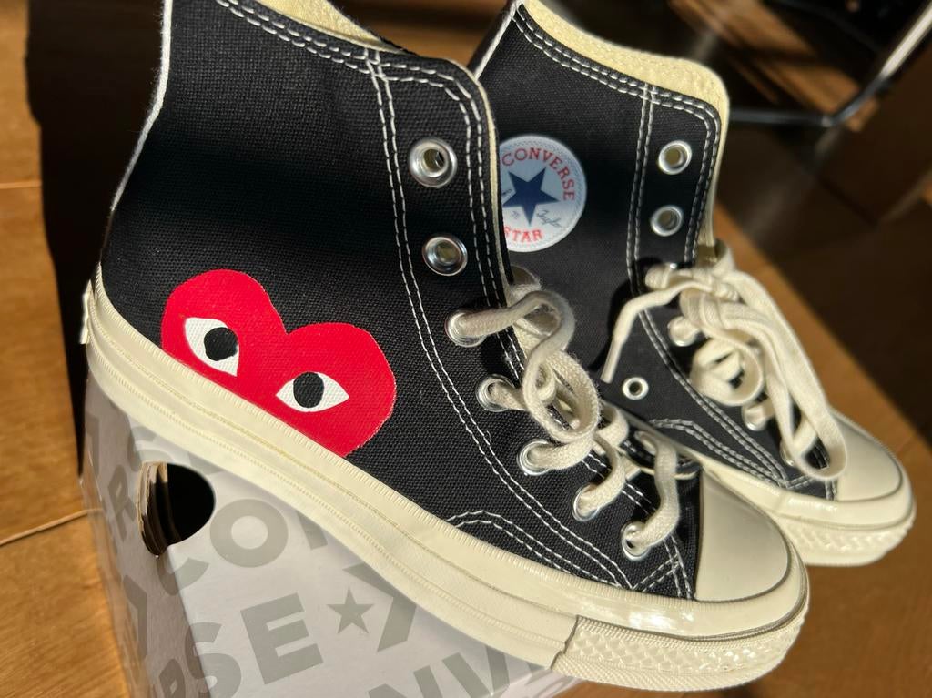 Converse x Comme des Garçons PLAY Chuck 70, Verzenden, Zwart, Nieuw, Sneakers of Gympen