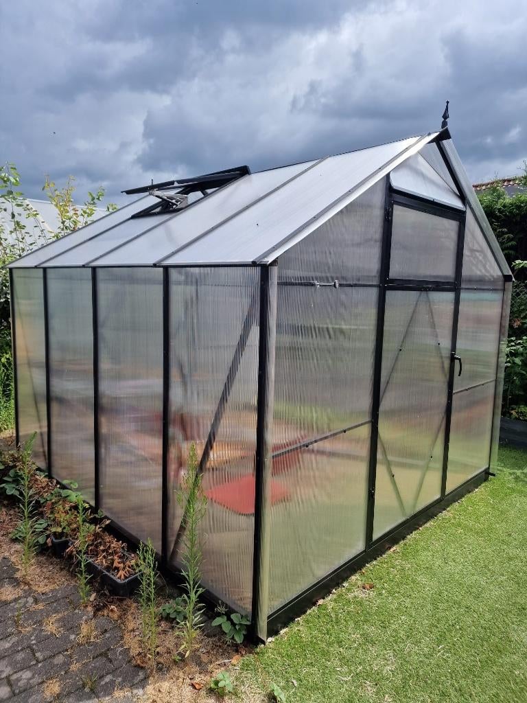 Broeikas Ecoslider, Polycarbonaat, Kweekkas, Zo goed als nieuw, Ophalen