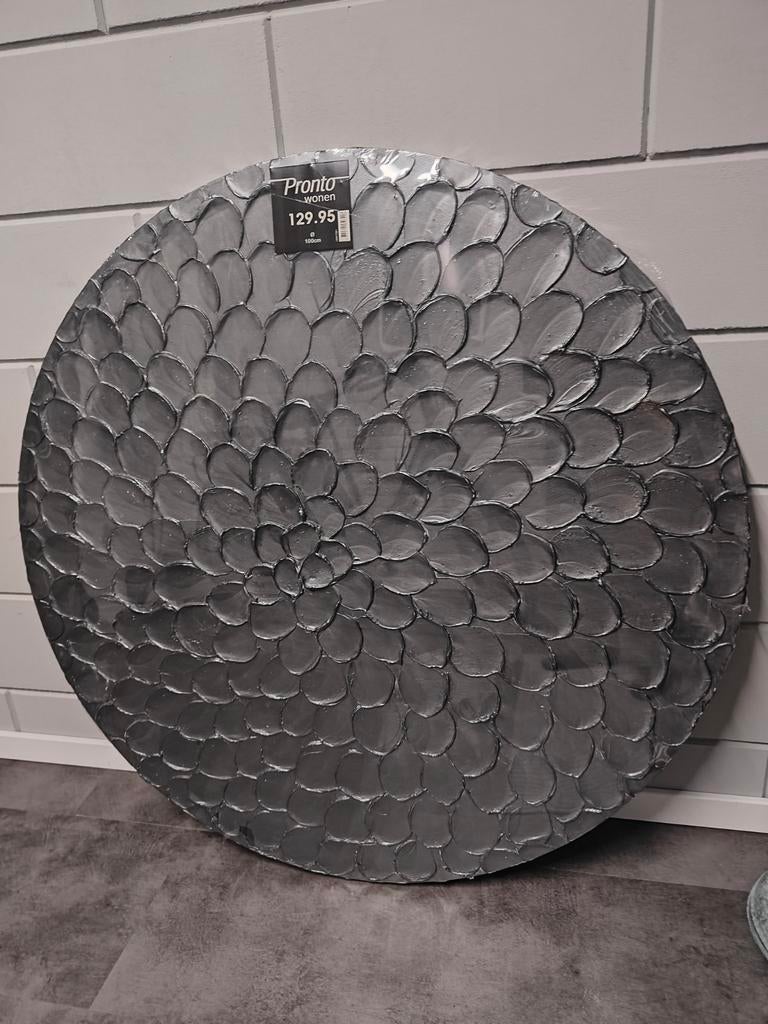 Wanddecoratie Ornament Pictura Rond 100cm, Ophalen of Verzenden, Nieuw