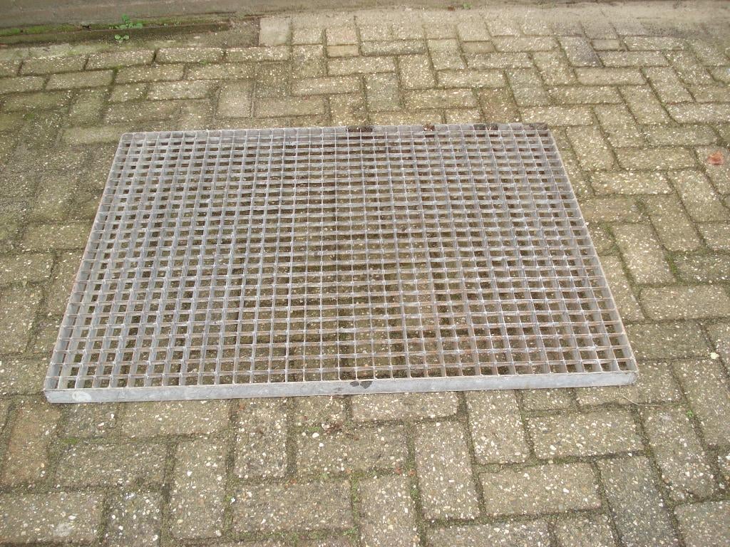 schoonloop Rooster Deur  114 x 87 x 4 cm, Tuin en Terras, Ophalen, Rubber, Schoonloopmat, Zo goed als nieuw