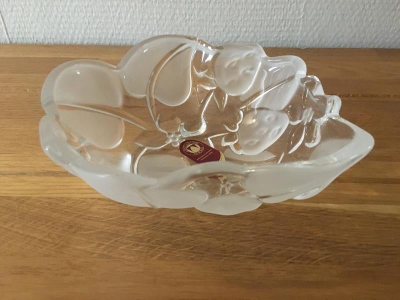 servies Walther glas glazen schaaltje (aardbei) nog 2 stuks, Antiek en Kunst, Ophalen of Verzenden