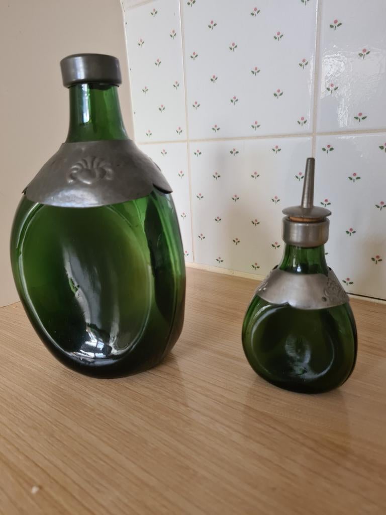 Oude Gero flessen, Antiek en Kunst, Antiek | Glas en Kristal, Ophalen of Verzenden