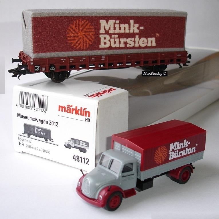Märklin 48112 Museumwagen 2012 - Mink-Bürsten !, Wisselstroom, Ophalen of Verzenden, Märklin, Nieuw