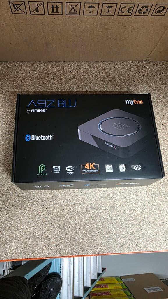 Amiko A92 BLU IPTV 4K UHD Decoder 12x, Ophalen of Verzenden, Nieuw, Decoder